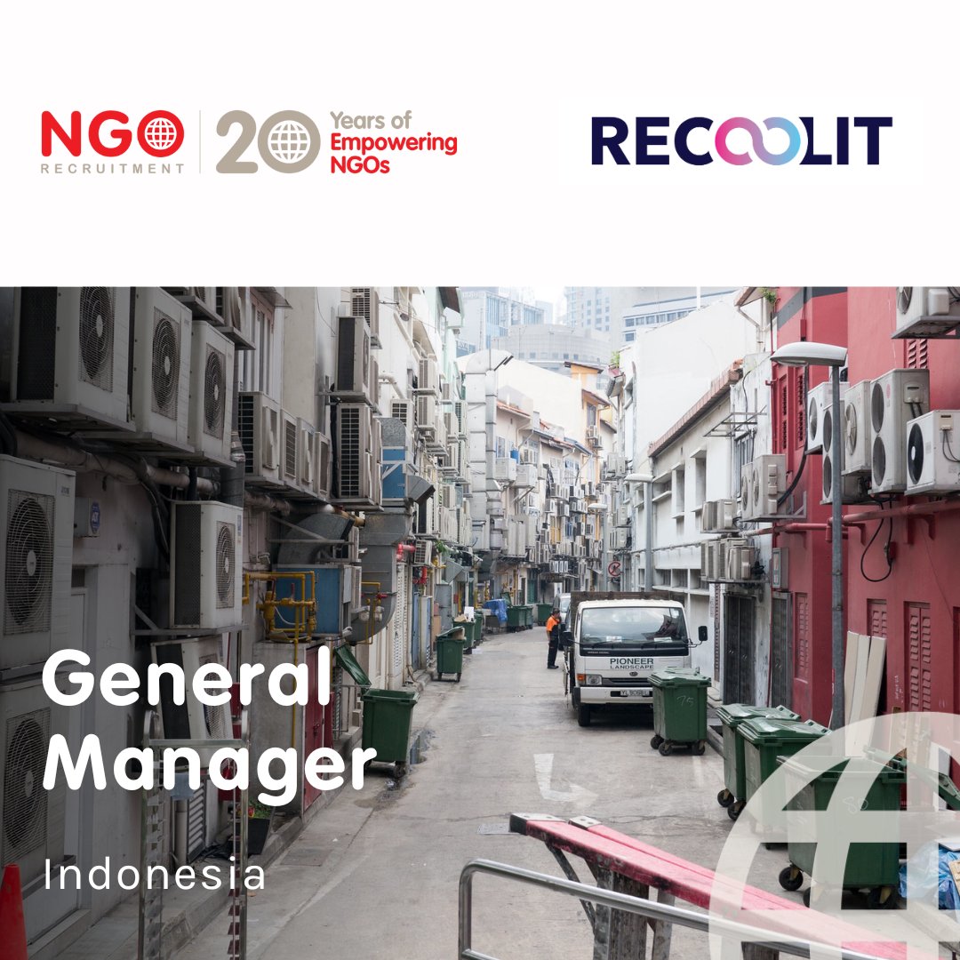 🔎 General Manager | Recoolit | Indonesia ▶️ ngorecruitment.com/permanent-job/…

🤝 Apply via the NGO Recruitment website (link above) or contact us in Brisbane, Australia on +61 (0) 7 5530 8066 to have a candidate information pack emailed to you.