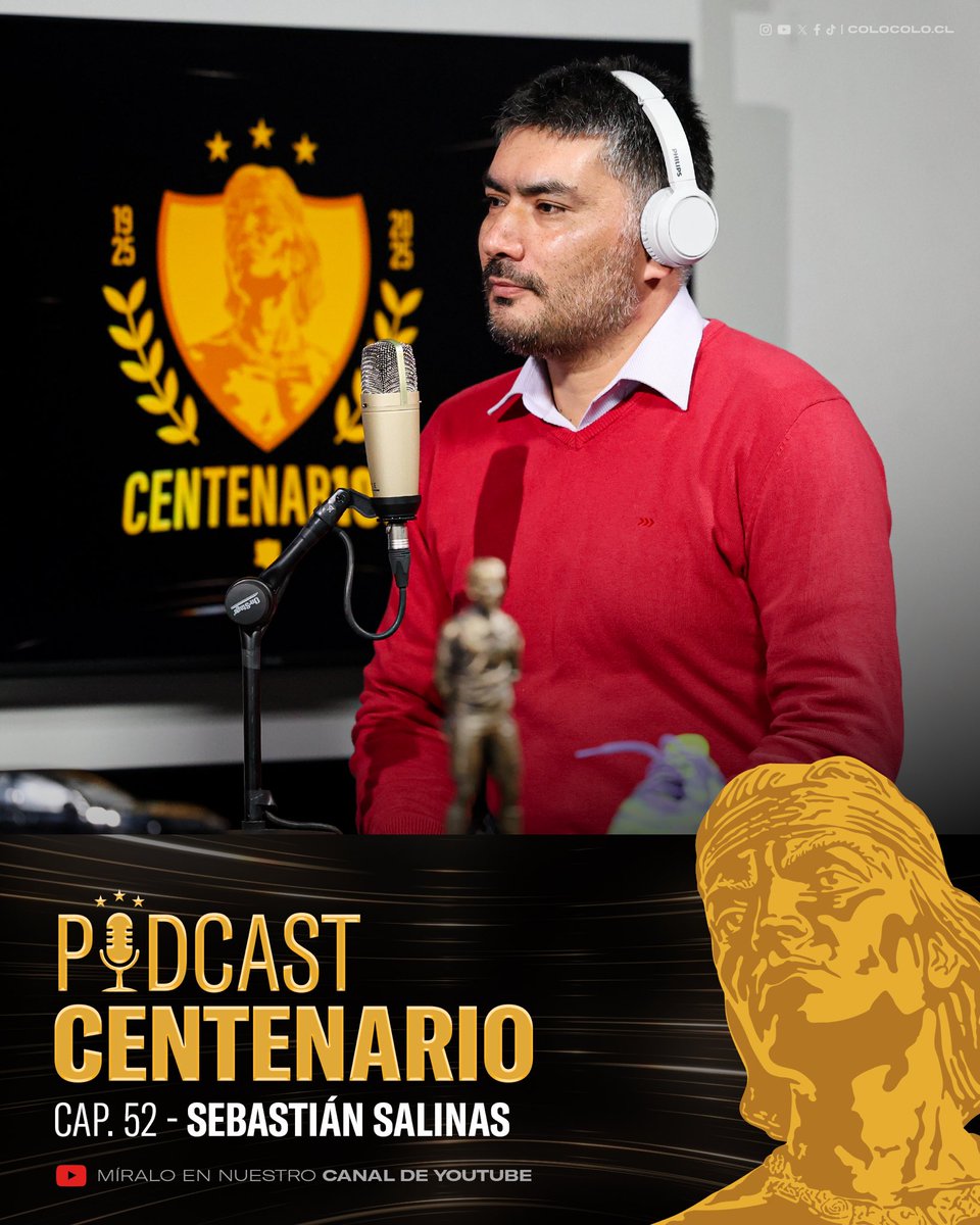 𝐏𝐨𝐝𝐜𝐚𝐬𝐭 𝐂𝐞𝐧𝐭𝐞𝐧𝐚𝐫𝟏𝟎𝟎 🎙️🎧

Nuevo capítulo disponible con Sebastián Salinas ⚽🤟

El reconocido historiador cuenta anécdotas de David Arellano, la fundación de Colo-Colo, la primera gira por Europa y los años posteriores de nuestro club ⚪️⚫️

Revisa y comparte el