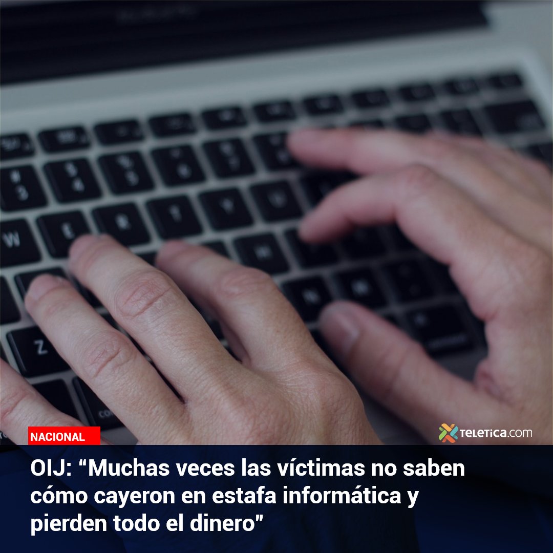Noticia aquí: ow.ly/9Zjt50Wwrcu. | Yorkssan Carvajal, jefe de la sección de fraudes del Organismo de Investigación Judicial (OIJ), señala que las estafas informáticas han aumentado un 88% en el país en comparación con otros años.