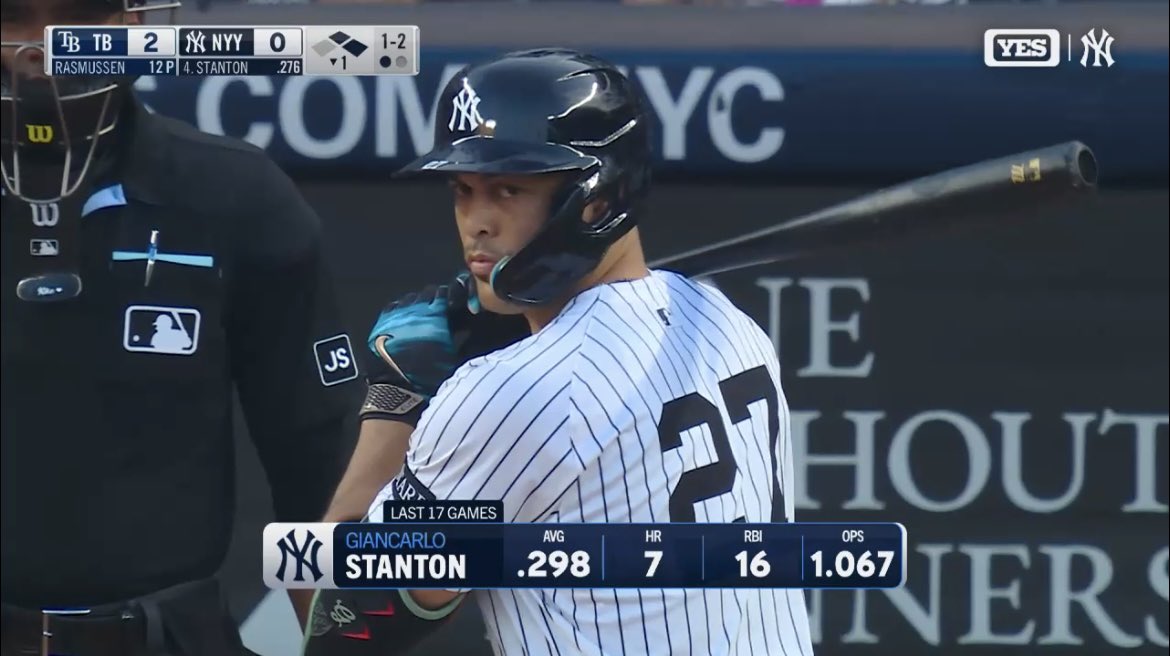 Giancarlo has been red hot in the month of July