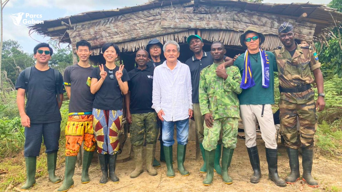 Parcs_Gabon's tweet image. 🇯🇵🤝🇬🇦Coopération en action au #ParcAkanda!
S.E.M Shuji NOGUCHI, Ambassadeur du Japon au #Gabon, a visité le site #ECOLOGIC, projet d’écotourisme communautaire financé par la #JICA.
2 plateformes de tentes installées
Formations d’écoguides en cours
Un modèle de #TourismeDurable !