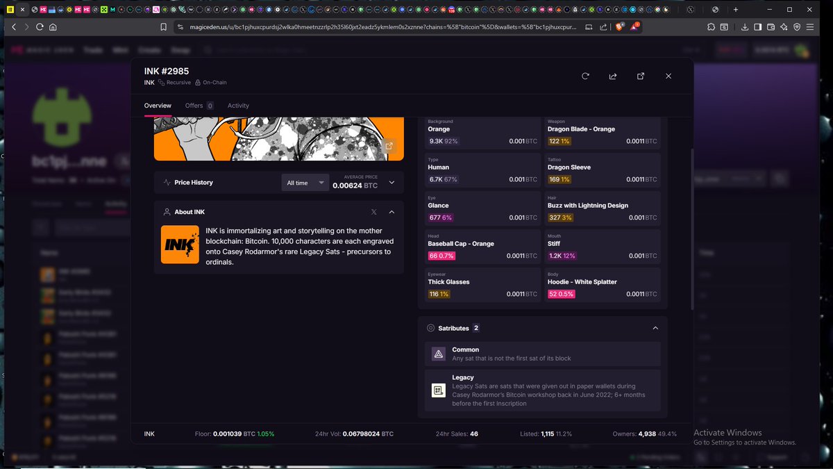 FICA 🍌💛 🟨 🚰 🟦 🐔 🐕 (@fica70648107) on Twitter photo finally joined <a href="/INKedBTC/">INK ®</a> i see many sales and nice #btc volume on these remember them from last year or 2 ago cool art too lfg follow me all holders will follow back love that #legacy sat on this collection what do you think of these sats <a href="/OrdiMutants/">🧪OrdiMutants</a> <a href="/PatoshiPunks/">PatoshiPunks</a> finally joined <a href="/INKedBTC/">INK ®</a> i see many sales and nice #btc volume on these remember them from last year or 2 ago cool art too lfg follow me all holders will follow back love that #legacy sat on this collection what do you think of these sats <a href="/OrdiMutants/">🧪OrdiMutants</a> <a href="/PatoshiPunks/">PatoshiPunks</a>
