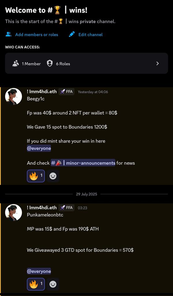 Imm4hdi | ETH (@imm4hdi_eth) on Twitter photo Next Win in <a href="/Boundaries_w3/">Boundaries</a>
Also Giveawayed 2 GTD in my X account and got collab for few Cumminuties Next Win in <a href="/Boundaries_w3/">Boundaries</a>
Also Giveawayed 2 GTD in my X account and got collab for few Cumminuties