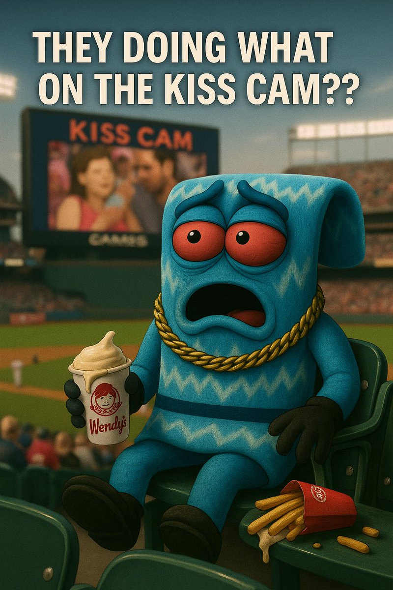 TowleDaily's tweet photo. bruh I was at that game 😭

Dude next to me was knuckle-deep in a churro and I thought that was wild. 🙁

Then I saw this madness on the jumbotron and dropped my entire frosty, society is melting y’all 🍦⚾️💀 https://t.co/KObCV5nN5s