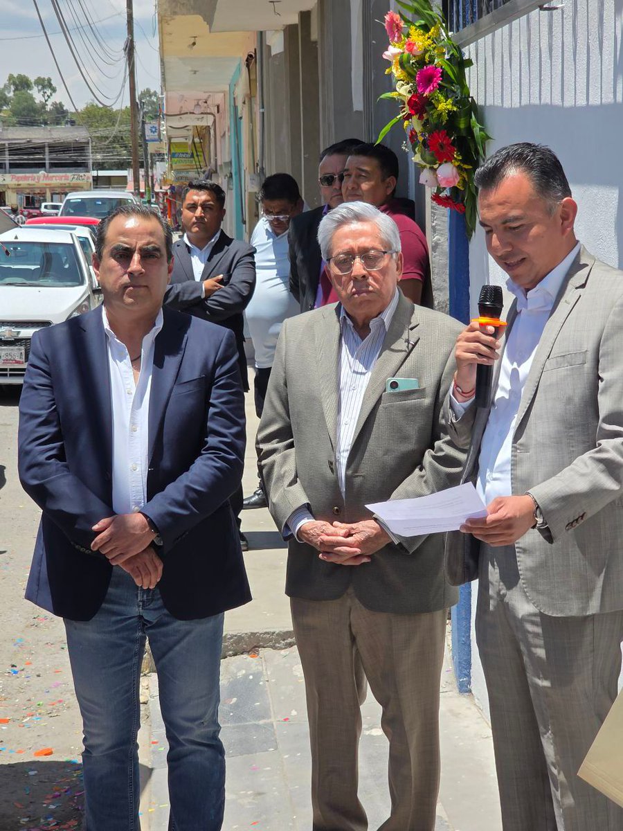 ⚖️Comprometido con la justicia y el fortalecimiento institucional, el diputado <a href="/MauCespedesP/">Mauricio Céspedes</a>, junto al presidente Alfonso Vélez Merino, inauguraron el Juzgado Municipal del ayuntamiento de Los Reyes de Juárez, una obra que representa un paso hacia el acceso digno y cercano a la