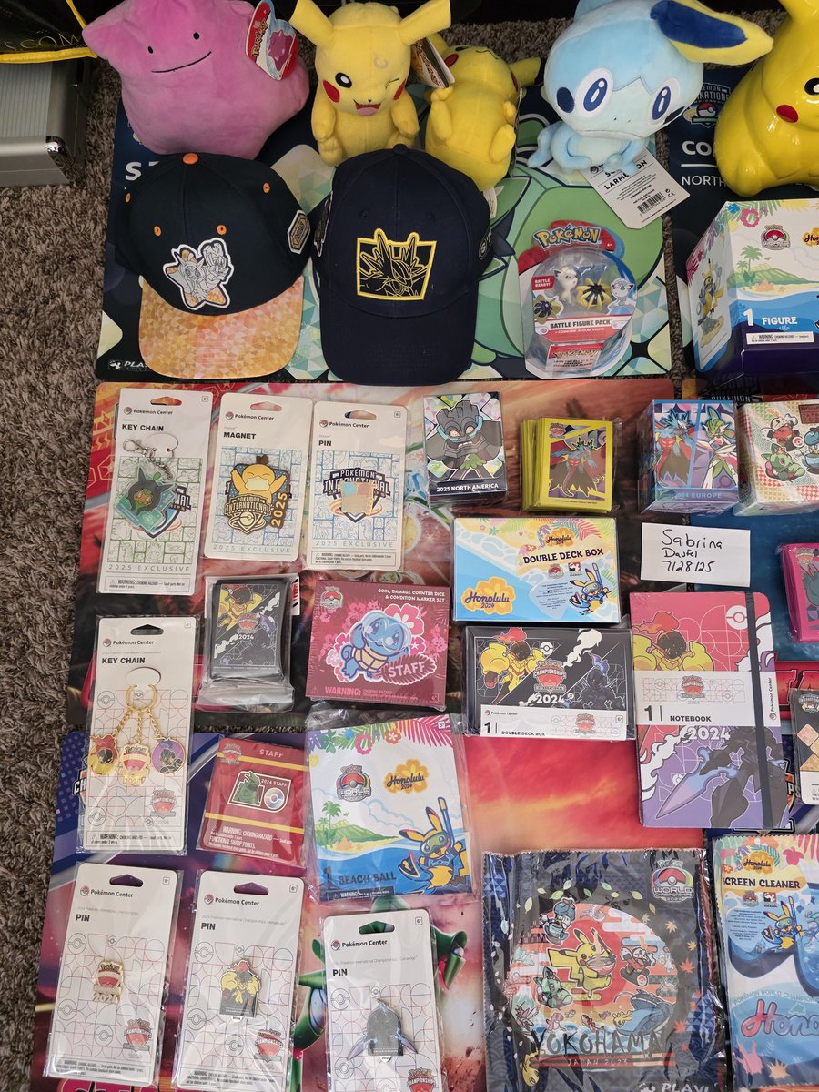 All da Pokémon things for sale

Offer pick up at Anaheim or Pittsburgh