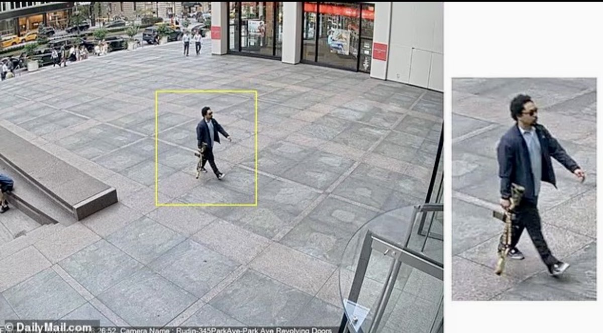 An unidentified gunman pictured with an assault rifle has left a police officer and at least six others injured after he opened fire in broad daylight in the heart of New York City before he apparently took his own life. 

In New York mid town shooting. NYPD 2-cops shot, 1-dead.