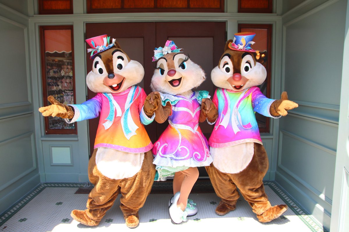 貴重！TDL★ディズニー チップとデール ストール？？ 未使用 チップ&デール - TDS ディズニー チップ デール ワゴンゲーム の