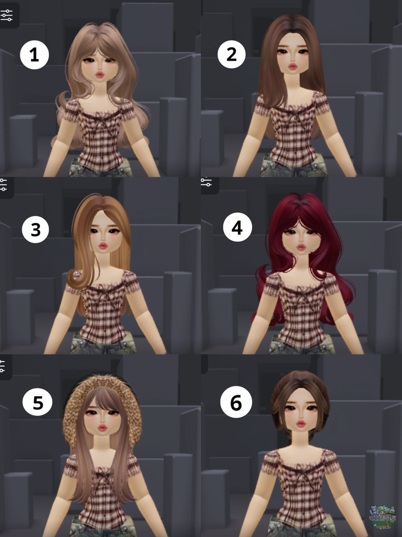 txtFromRoblox's tweet image. morning guys roblox! 🌤️ boleh tolong bantu pilihin 2/3 rambut yang cocok untuk anakku? T____T tysm &amp;amp; have a nice day! 🤍