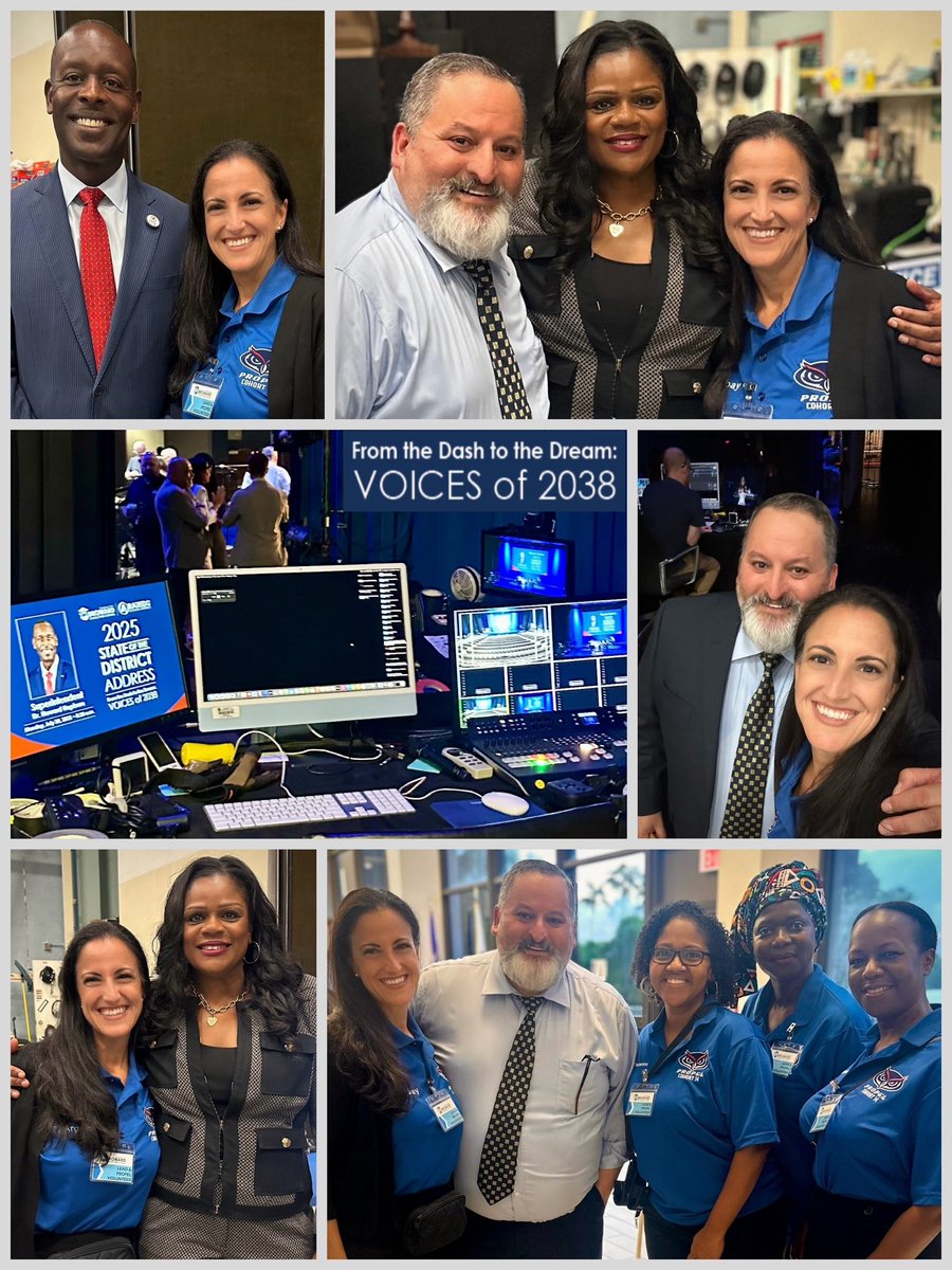 Tanya Argibay (@teamup2lead) on Twitter photo There’s something special about the energy behind the scenes. Cheers to a new and powerful school year!
🌟📋🎤💻👏🏻
<a href="/browardschools/">Broward Schools</a>
<a href="/BCPSLeadership/">BCPS Leadership</a>
#FromTheDashToTheDream
#VoicesOf2038 There’s something special about the energy behind the scenes. Cheers to a new and powerful school year!
🌟📋🎤💻👏🏻
<a href="/browardschools/">Broward Schools</a>
<a href="/BCPSLeadership/">BCPS Leadership</a>
#FromTheDashToTheDream
#VoicesOf2038