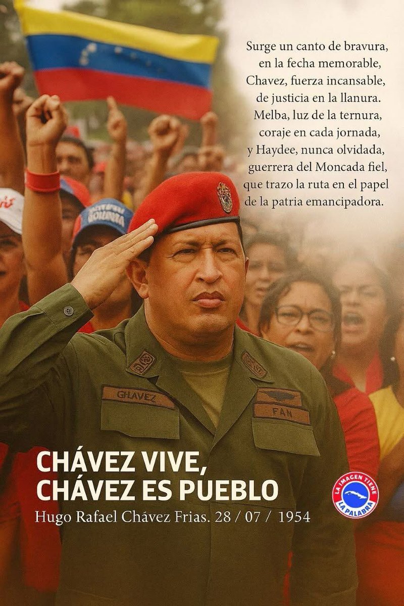 YAVelzquez1's tweet image. FIRME ante el imperialismo yanqui.
#ChávezVive 
HOY Y SIEMPRE TE RECORDAMOS COMANDANTE.