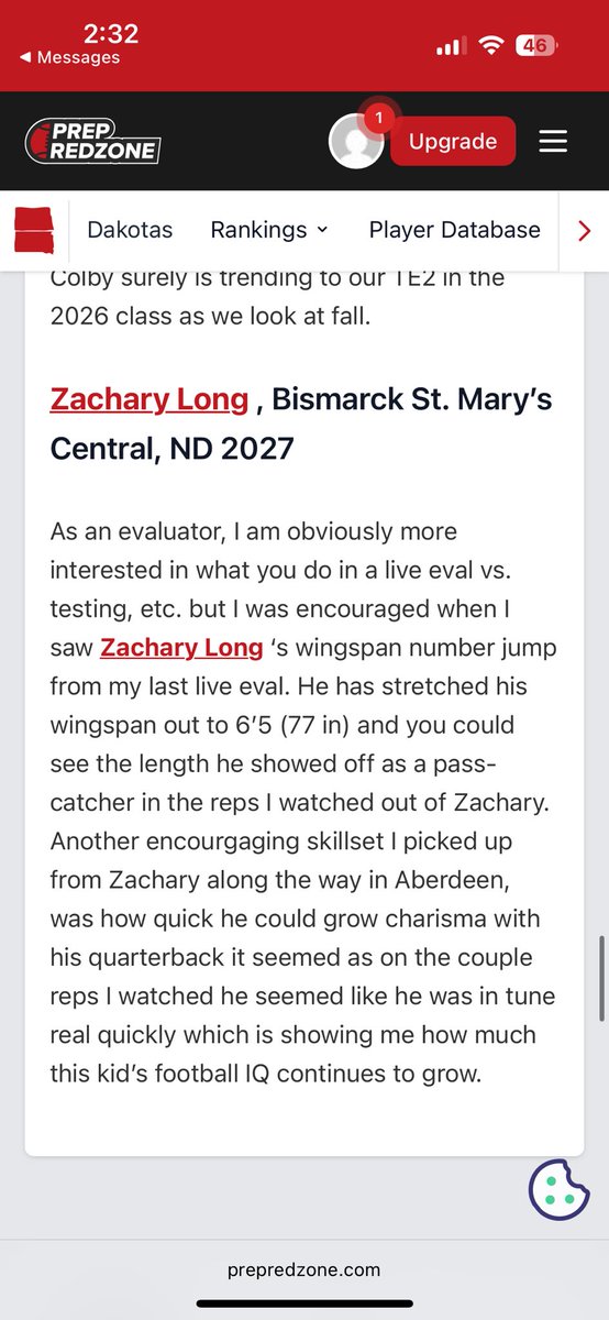 Thank you for the write up <a href="/NWahlScouting/">Nate Wahl</a>, Northern state was a blast this year, thank you for the opportunity to play <a href="/NorthernStateU/">Northern State U.</a> 
<a href="/NSUCoachSchmidt/">Mike Schmidt</a>