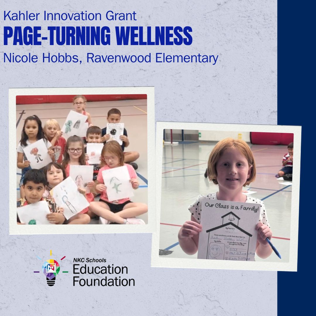 NKCEdFoundation's tweet image. Kahler Grant Spotlight 📚🏃💡
Nicole Hobbs’ "Page-Turning Wellness" project brought books into PE & Health at @RavensNKC—teaching 350 students about emotions, teamwork & healthy habits through story and movement.
#WeCreateBrightFutures #LightingtheWay