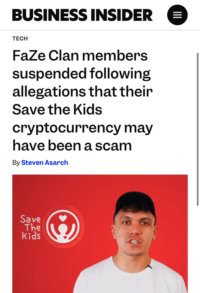 Banks backed the “Save the Kids” token in 2021, a supposed charity coin  that crashed. He orchestrated the pump-and-dump, burning fans. FaZe Kay  took the fall, but Banks was the mastermind. #CryptoScam #