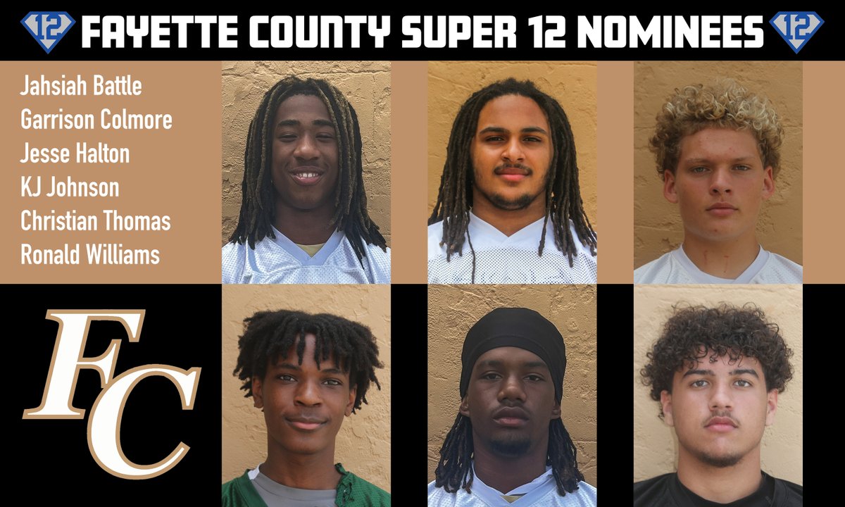 Fayette Co. GA Sports (@fayettesports) on Twitter photo Football season is fast approaching. Meet Fayette County High's 2025 Super 12 nominees. The Final 12 is coming soon.
<a href="/FCHSTigers/">FCHS Tigers</a> <a href="/FCHSTIGERSPORTS/">Fayette Co HS Athletics</a> Football season is fast approaching. Meet Fayette County High's 2025 Super 12 nominees. The Final 12 is coming soon.
<a href="/FCHSTigers/">FCHS Tigers</a> <a href="/FCHSTIGERSPORTS/">Fayette Co HS Athletics</a>
