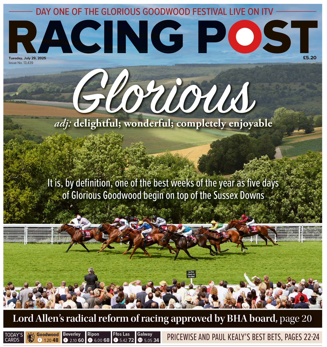 RacingPost's tweet image. In Tomorrow&apos;s @RacingPost 🗞️