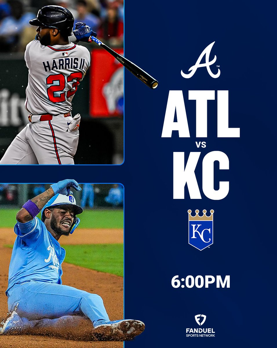 FanDuelSN_KC's tweet image. Homestand continues 🏠

The Braves are in town starting tonight on FanDuel Sports Network.

#FountainsUp