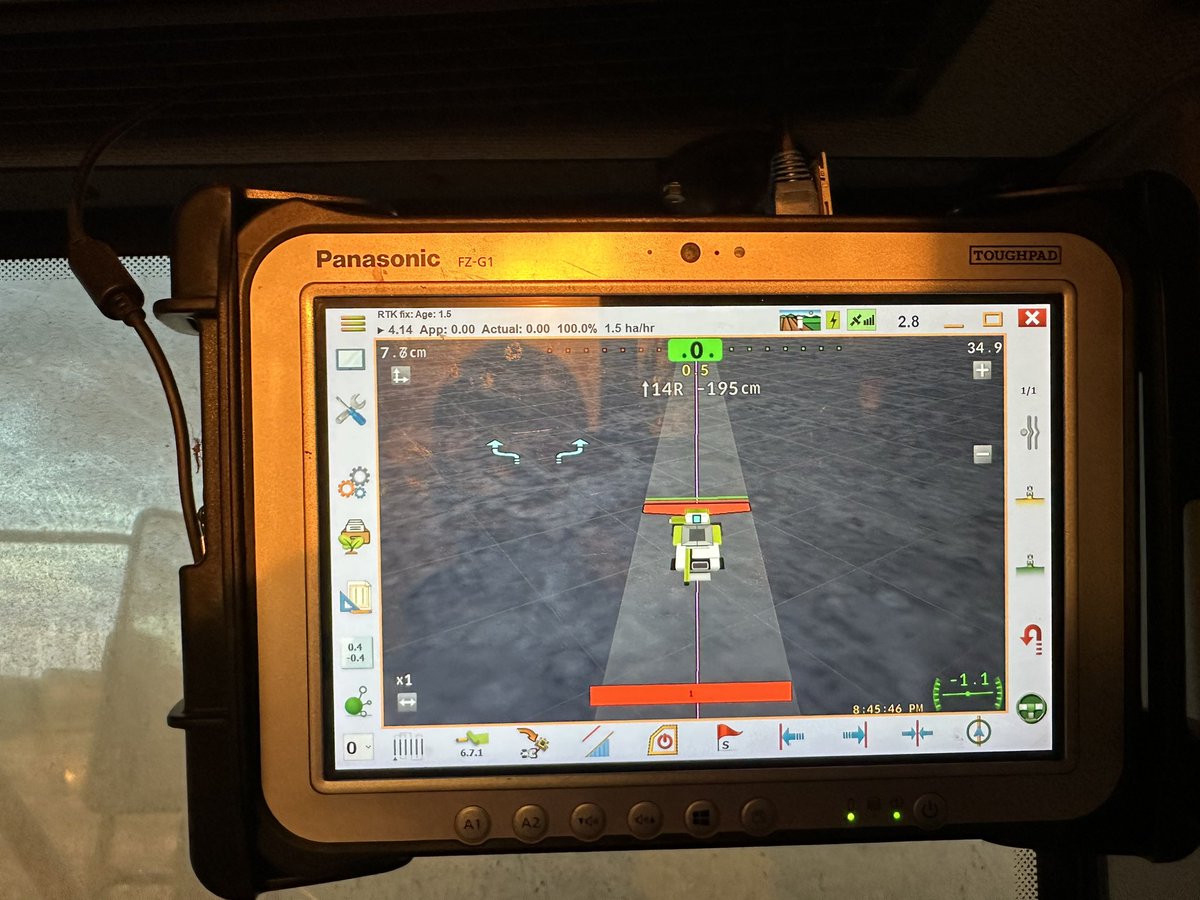 It actually works, the home brew gps leaves you with a full header width every time.