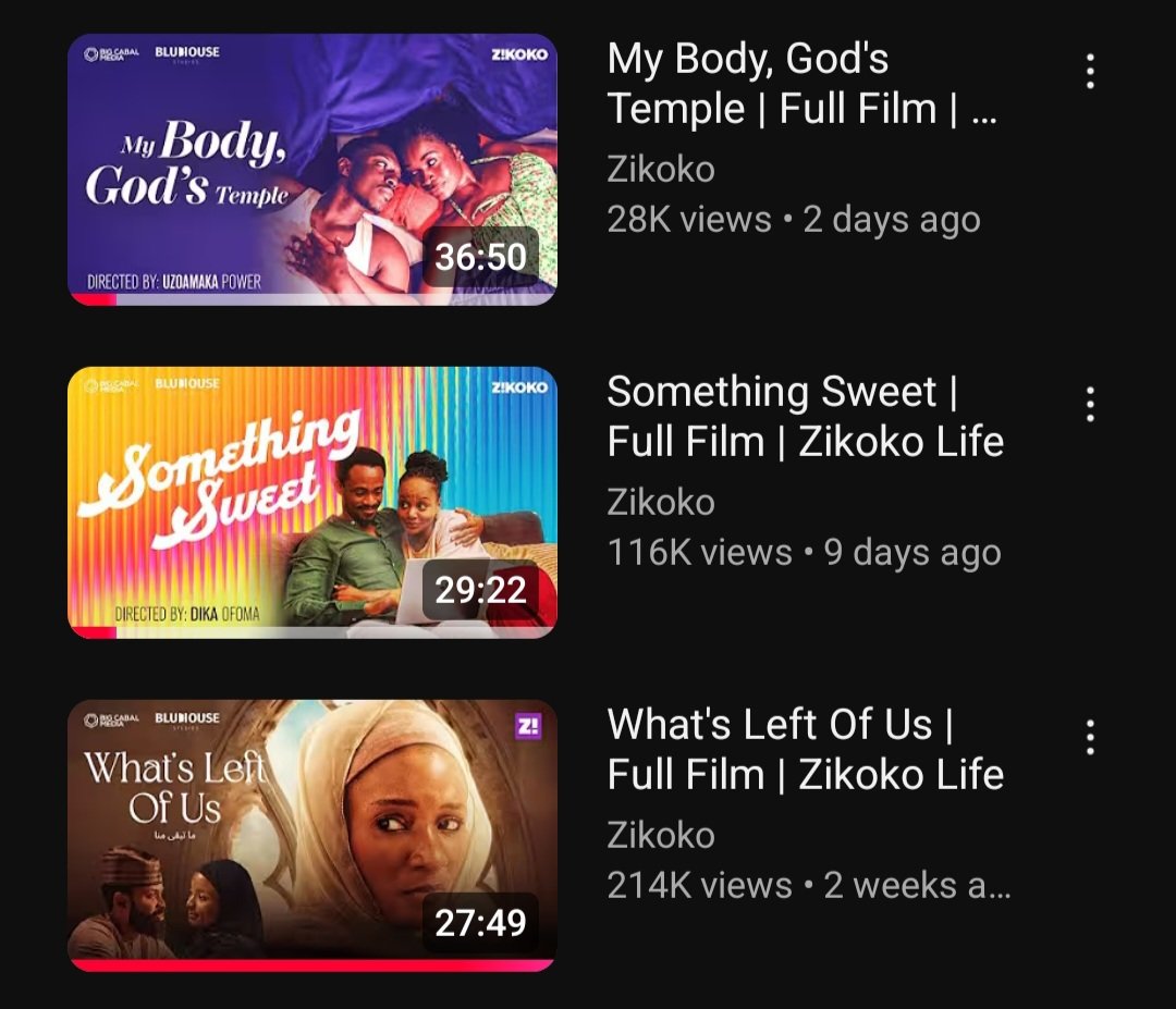 Y'all Zikoko did something crazy and turned some Love Life stories into short films. They are all remarkable