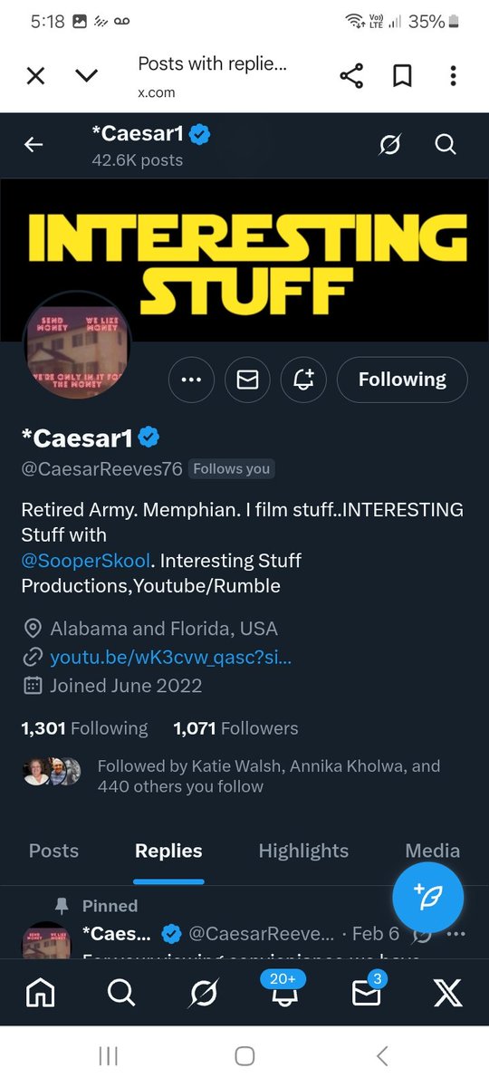 Can we get this Army Veteran some new friends please give <a href="/CaesarReeves76/">*Caesar1</a> a follow, repost 💪 🫶 👊 💥 💯 🇺🇸