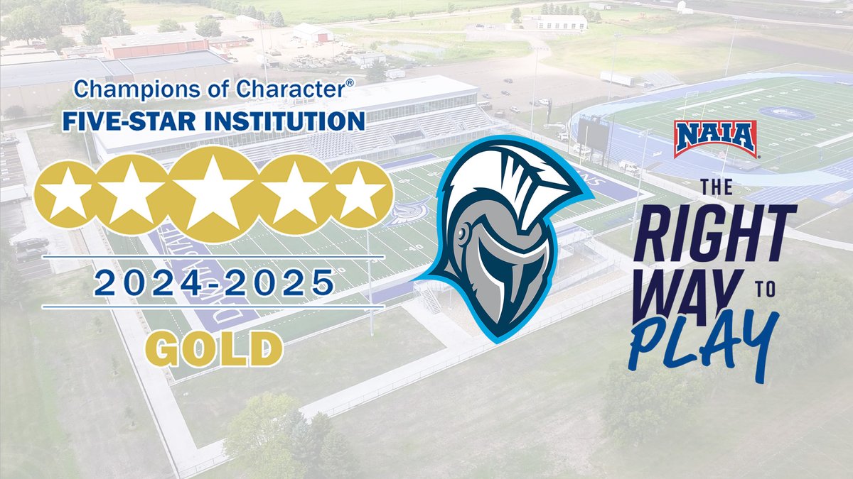 🎖️ <a href="/DakotaState/">Dakota State University</a> is #NAIACofC Gold Star⭐️institution 

The Trojans were one of the top scores on the NAIA Champions of Character's scorecard

📰 tinyurl.com/37n75mv4

#TrojanNation⚔️ I #TheRightWayToPlay