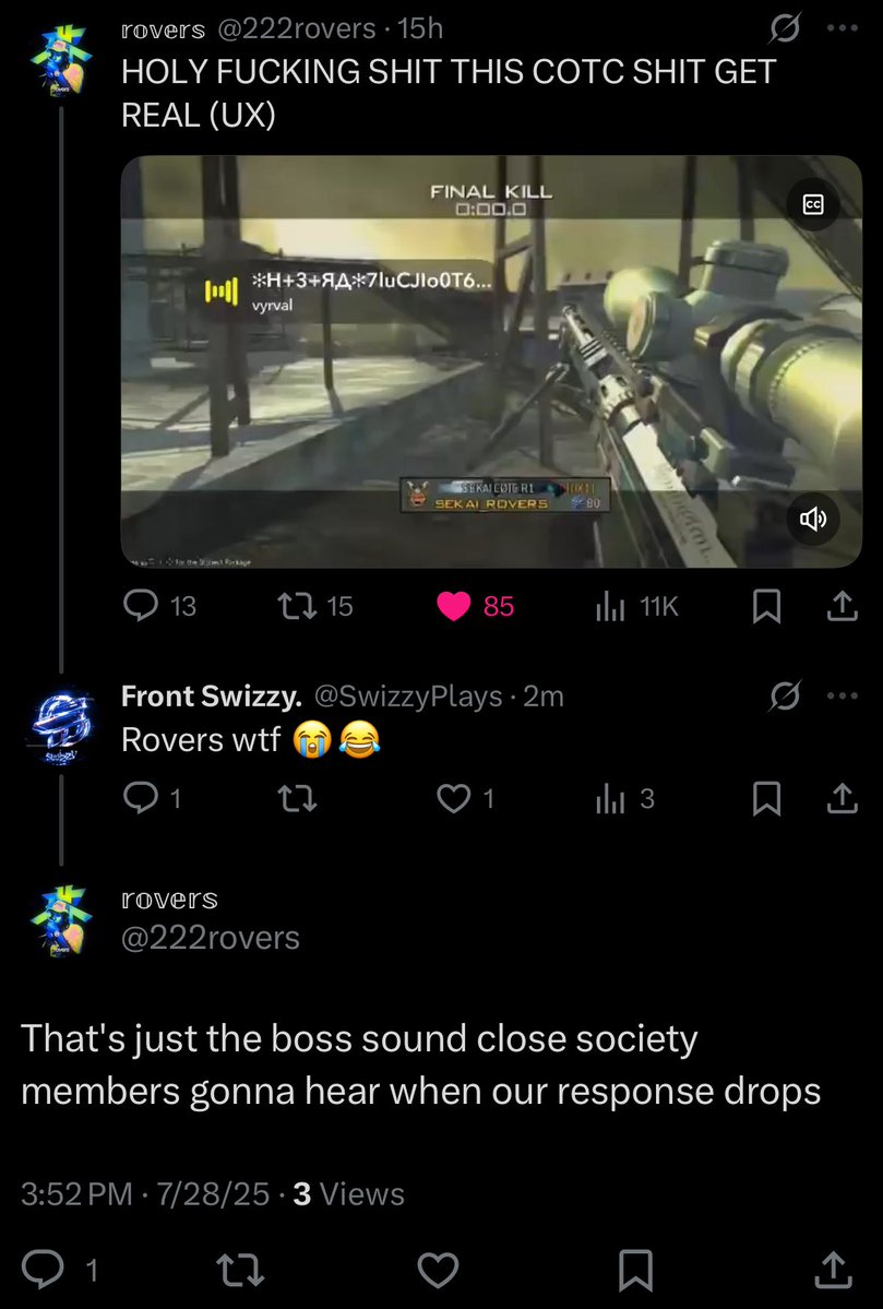 SwizzyPlays's tweet image. They need to do a study on this mf rovers 😭