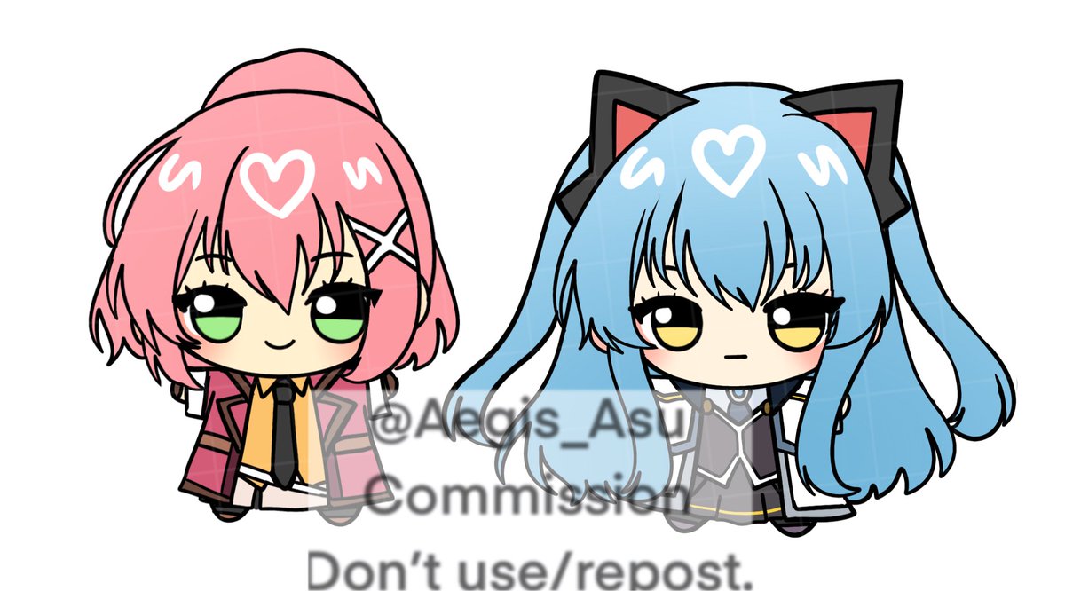 Aegis_Asu's tweet image. Juna and Tio Nui c0mm for @EllysianAnthem !