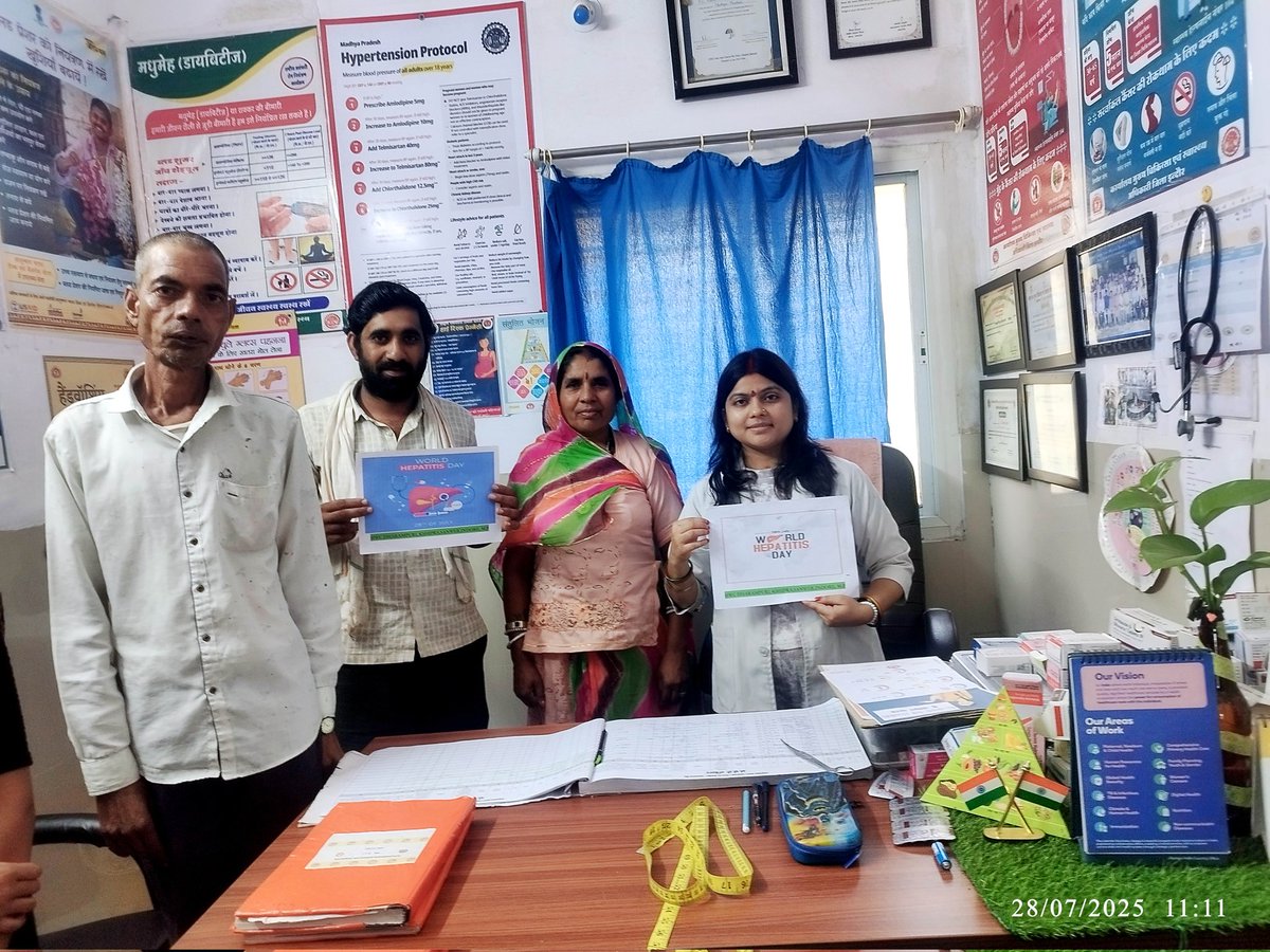 Rashmi Pandey (@rashmipandeyind) on Twitter photo World 🌎 Hepatitis Day celebration 🎉
*Hepatitis: Let's Break It Down*
#Aamshcdharampuri #HepatitisAwareness <a href="/AyushmanNHA/">National Health Authority (NHA)</a> <a href="/CMMadhyaPradesh/">Chief Minister, MP</a> <a href="/rshuklabjp/">Rajendra Shukla</a> <a href="/JPNadda/">Jagat Prakash Nadda</a> <a href="/MoHFW_INDIA/">Ministry of Health</a> <a href="/narendramodi/">Narendra Modi</a> <a href="/PMOIndia/">PMO India</a> <a href="/A_ArogyaMandir/">Ayushman Arogya Mandir - Arogyam Paramam Dhanam</a> <a href="/tulsi_silawat/">Tulsi Ram Silawat</a> <a href="/WHO/">World Health Organization (WHO)</a> <a href="/JansamparkMP/">Jansampark MP</a> <a href="/DainikBhaskar/">Dainik Bhaskar</a> <a href="/rashtrapatibhvn/">President of India</a> World 🌎 Hepatitis Day celebration 🎉
*Hepatitis: Let's Break It Down*
#Aamshcdharampuri #HepatitisAwareness <a href="/AyushmanNHA/">National Health Authority (NHA)</a> <a href="/CMMadhyaPradesh/">Chief Minister, MP</a> <a href="/rshuklabjp/">Rajendra Shukla</a> <a href="/JPNadda/">Jagat Prakash Nadda</a> <a href="/MoHFW_INDIA/">Ministry of Health</a> <a href="/narendramodi/">Narendra Modi</a> <a href="/PMOIndia/">PMO India</a> <a href="/A_ArogyaMandir/">Ayushman Arogya Mandir - Arogyam Paramam Dhanam</a> <a href="/tulsi_silawat/">Tulsi Ram Silawat</a> <a href="/WHO/">World Health Organization (WHO)</a> <a href="/JansamparkMP/">Jansampark MP</a> <a href="/DainikBhaskar/">Dainik Bhaskar</a> <a href="/rashtrapatibhvn/">President of India</a>