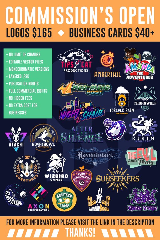 WhiteFoxDesign2's tweet image. COMMISSIONS
September - 15 slots
The deadline to pay is August 18. For more information, please visit:
linktr.ee/whitefoxdesigns
You can leave a comment or send me a DM in the chat.
Thanks for the likes and RPs!