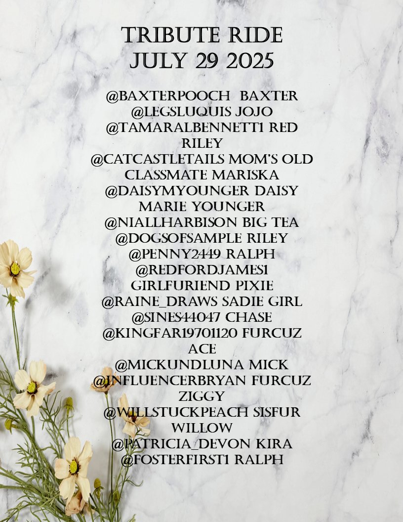 #TributeRide #BBOT #PA #ZSHQ #TheAviators
#TheRuffRiderz #Hedgewatch