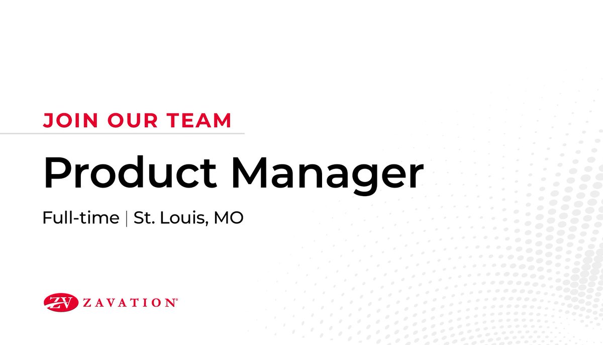 We're hiring! Zavation is looking for a Product Manager to join our team.
Ready to help advance spinal solutions and improve patient care? Apply now at the link below.

lnkd.in/gMZh93yX