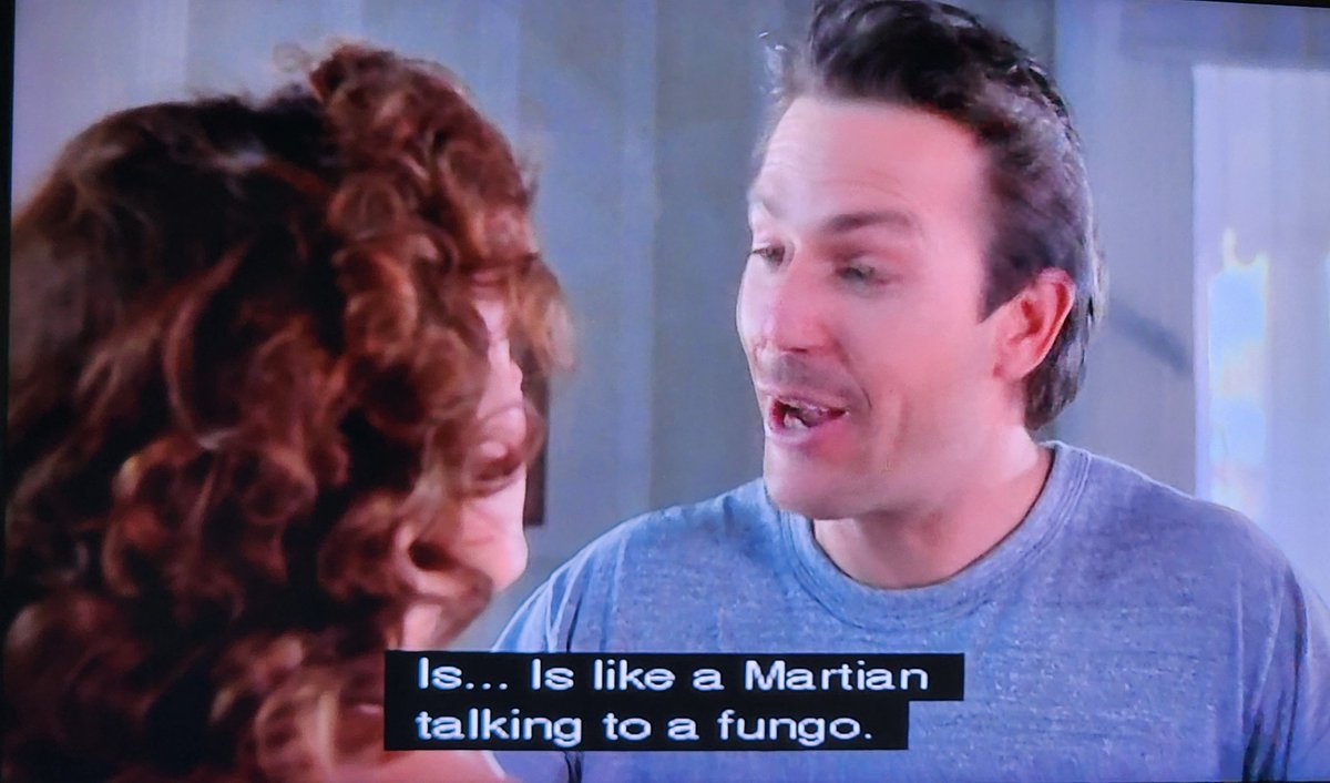I say The Natural is my favorite sports movie.

But it might be Bull Durham. I quote this movie a lot.