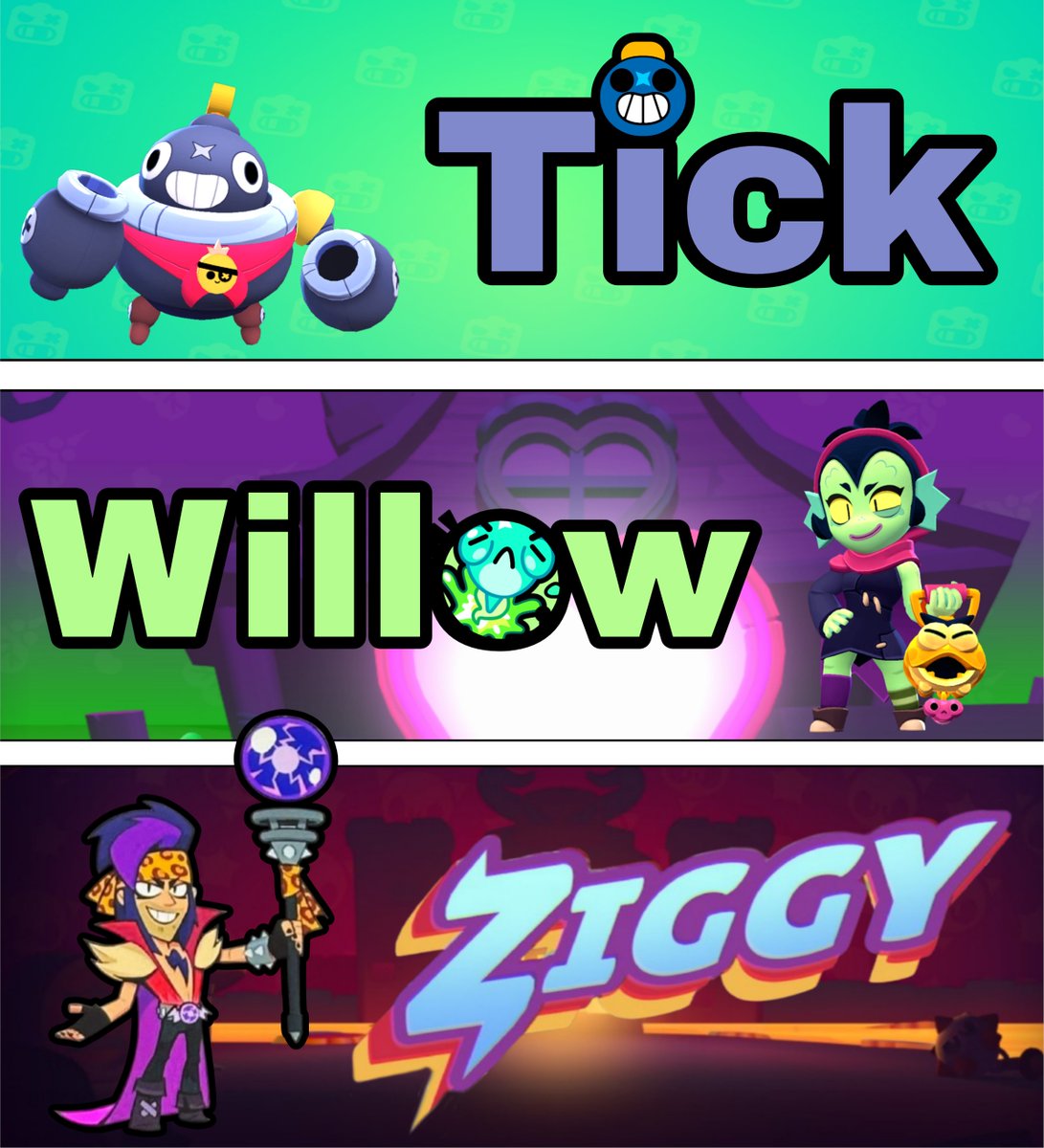 Kit_el_Michi's tweet image. Día 1169: Con la revelación de Ziggy en la Comic Con, no solo sería el primer Brawler cuyo nombre comienza con Z, sino que también se posicionaría en último lugar en orden alfabético, dejando a Willow en penúltimo lugar y supuestamente a Tick en antepenúltimo lugar.
(1/2)