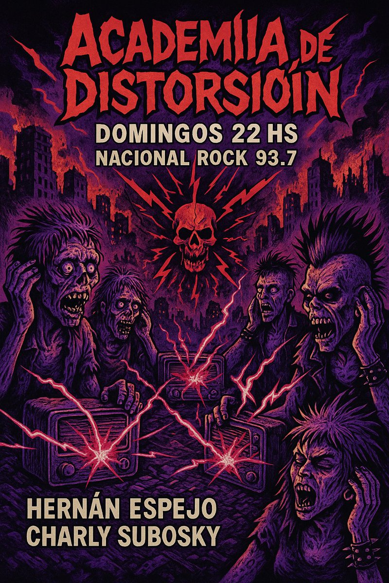 Programa nueve de Academia de Distorsión
Punk, metal, rockabilly
Mucho demasiado pronto
radionacional.com.ar/academia-de-di…