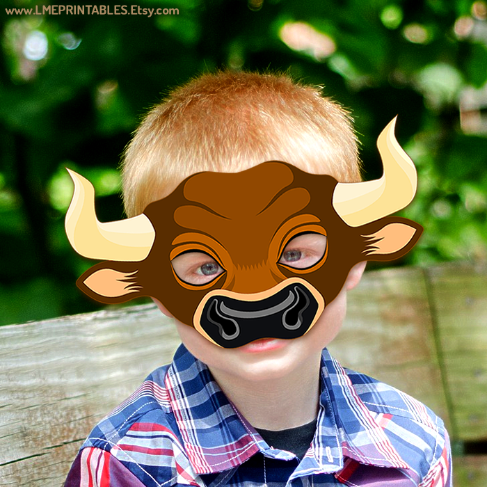 lmeprintables's tweet image. Bull Printable Mask Ox Carnival Costume DIY Brown Buffalo Yak Animal Farm Steer Cow Halloween Party Favor Birthday Paper Game Minotaur Craft etsy.me/3GOcjhw via @Etsy #bullmask #printablebullmask #costumesforkids #masksforkids #farmpartyideas #birthdayideasforkids #masks