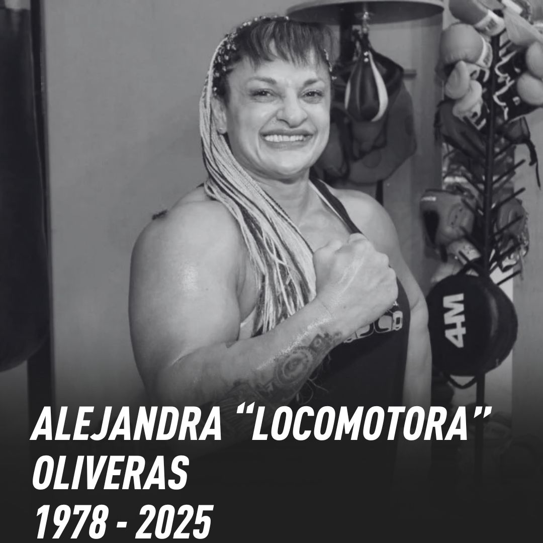 radiolared's tweet image. 🖤 Alejandra “#Locomotora” Oliveras falleció hace instantes tras sufrir un #ACV que la mantuvo internada durante días. Su lucha incansable dentro y fuera del ring quedará grabada para siempre en la memoria del #boxeo argentino y en el corazón de quienes la admiramos.
