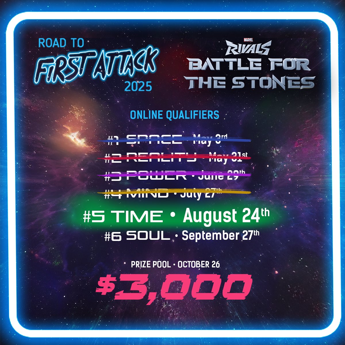 ¿LISTOS PARA EL PRÓXIMO QUALIFIER? 🔥

▶ El domingo 24 de agosto conoceremos al próximo equipo clasificado a #FA2025 🏆 

Reúne a tu equipo, entrena y regístrate YA

🔗 firstattackpr.org