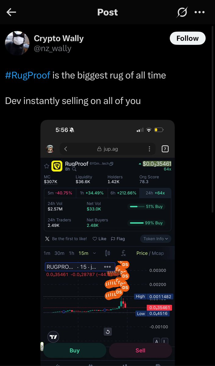 MisterBullrun's tweet image. Imagine being this idiot @nz_wally and fudding a project at 300K thinking they understand mechanisms and now the project sits at 2.6 Million which which would have been just under 10X for him if he bought into gud tek instead of yapping brokie sentiment for no one to listen to.…
