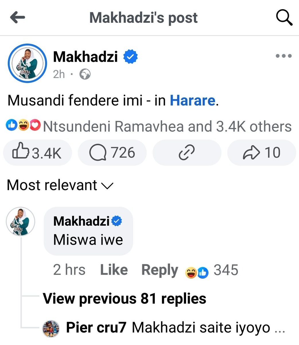 kingzebra263's tweet image. There must be a Zimbo brother who's eating Makhadzi there in SA and he's now teaching her some shona plus posting some trending slangs from Zimbabwe.
We must be proud of this brother ukuzvambula lo mtakezulu waMakhadzi lomnyakaπ€£