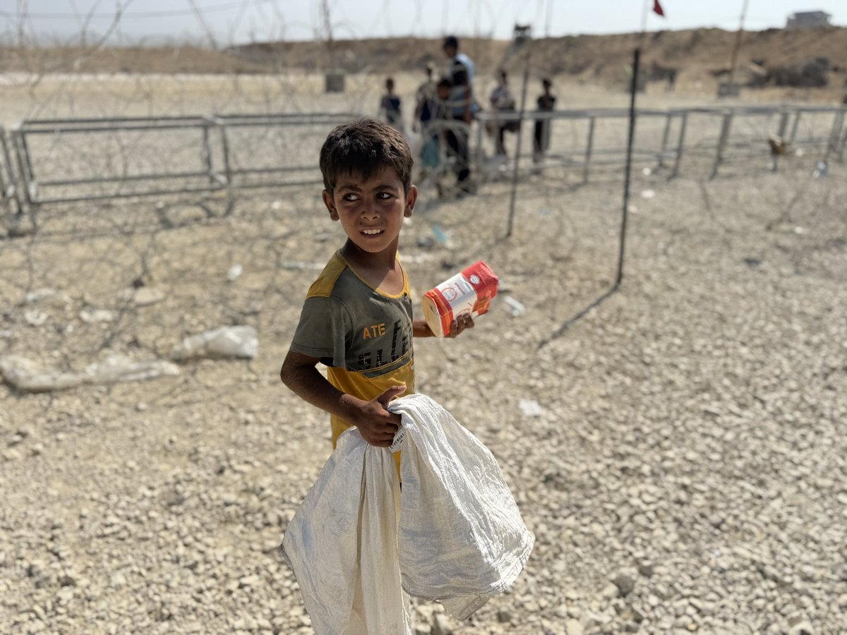 Folks, I know it’s easy to say there’s no hunger in Gaza. We all know double the pre-war amount of aid has gone in during the war. We know there’s enough food.

Distribution has always been the problem.

I was in Gaza today. People are hungry.

Don’t deny the hunger: blame Hamas.