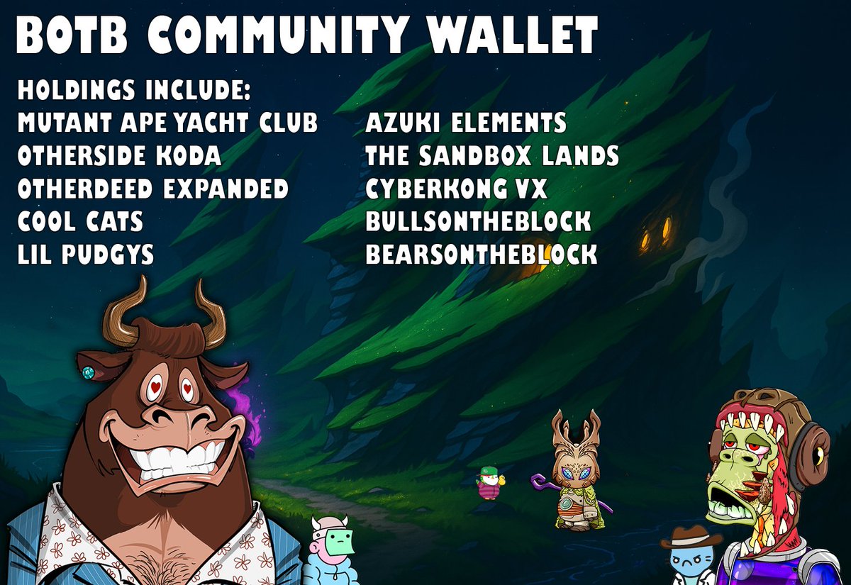 Imagine holding 1 NFT that gives you access to a variety of assets and accompanying benefits... go ahead, we'll wait.
One <a href="/BullsOnTheBlock/">Bulls On The Block</a> NFT is all it takes to join in and participate with our community wallet benefits.