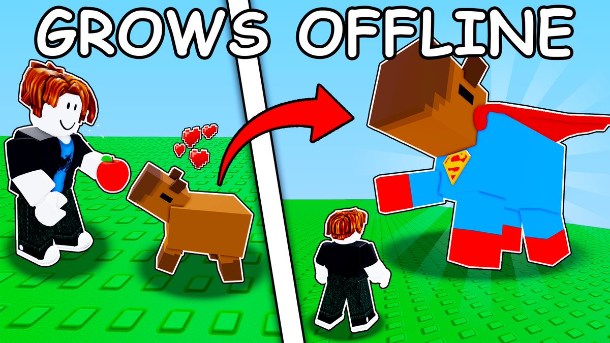 Thumbnail I did as a commission for 
‘🍎Feed A Capybara’🐻

Need a thumbnail done? 🖼️

📩DM and order today! 
🤠Breakingblox on Discord!

#ROBLOX #RobloxDevs #RobloxDev #RobloxArt #RobloxGFX