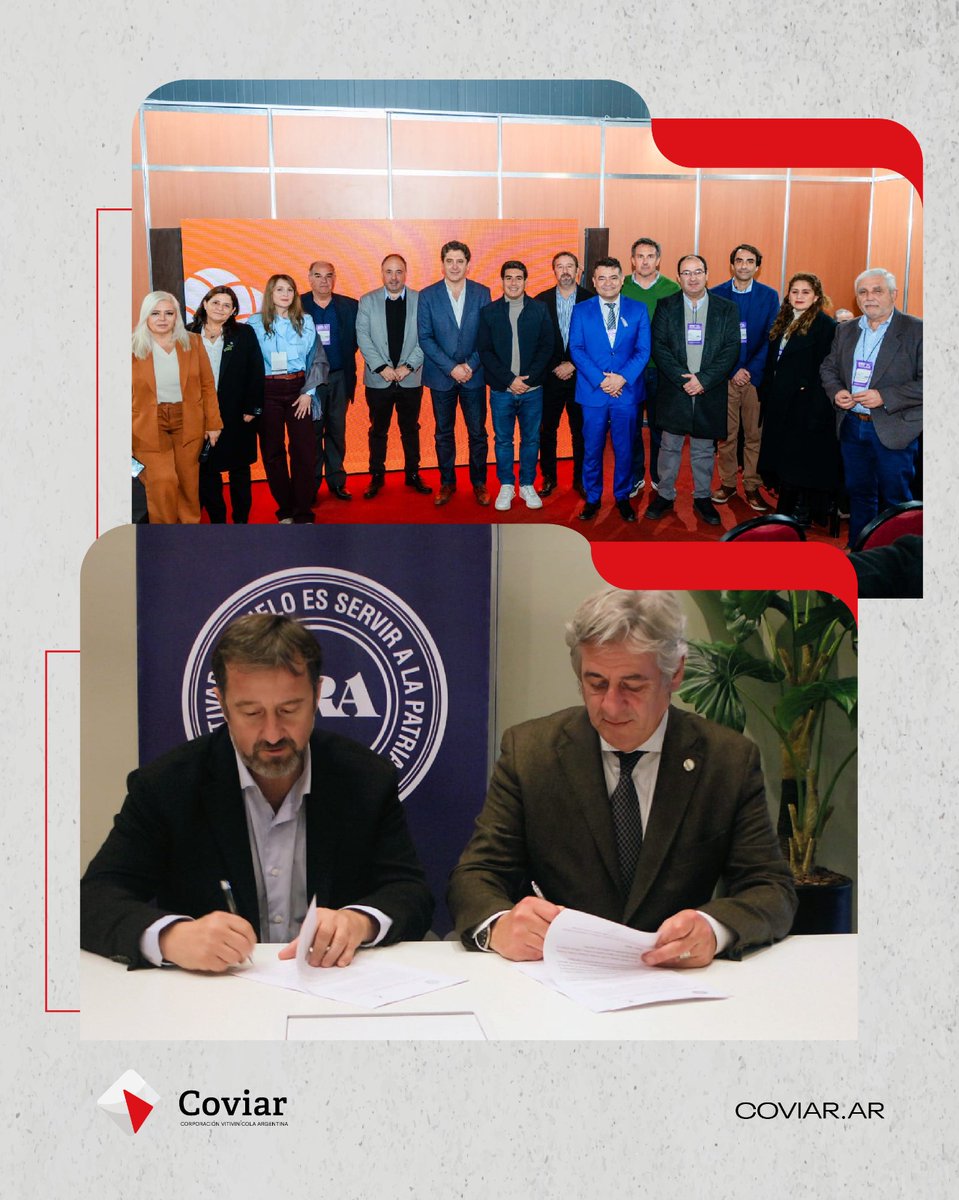 COVIAR presentó en La Rural su agenda de integración de la cadena vitivinícola con el campo argentino. Una propuesta que busca fortalecer la articulación entre productores, cooperativas, gobiernos y toda la cadena de valor.

Más información en coviar.ar/coviar-refuerz…
