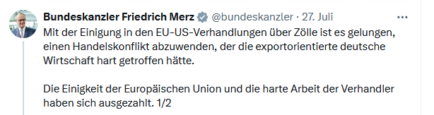 ProEuropa4's tweet image. Zwischen diesen beiden Aussagen (siehe Link) liegen gerade mal knapp 24 Stunden. Ich glaube, ich bin im falschen Film.
n-tv.de/wirtschaft/Mer…