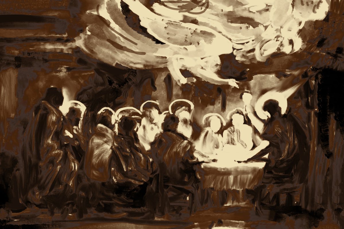 MatthewTheStoat's tweet image. The Last Supper