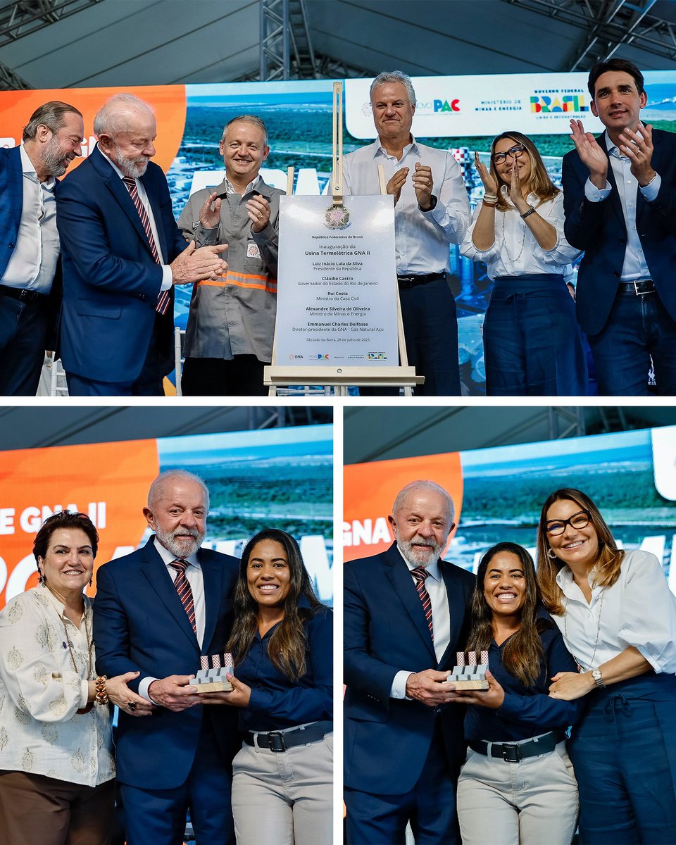 LULA INAUGURA MAIOR TERMELÉTRICA DA AMÉRICA LATINA 🔥⚡

O presidente <a href="/LulaOficial/">Lula</a>  participou hoje da inauguração da Usina Termelétrica GNA II, no Porto do Açu, em São João da Barra (RJ). Considerada a maior usina a gás natural da América Latina, a UTE tem capacidade instalada