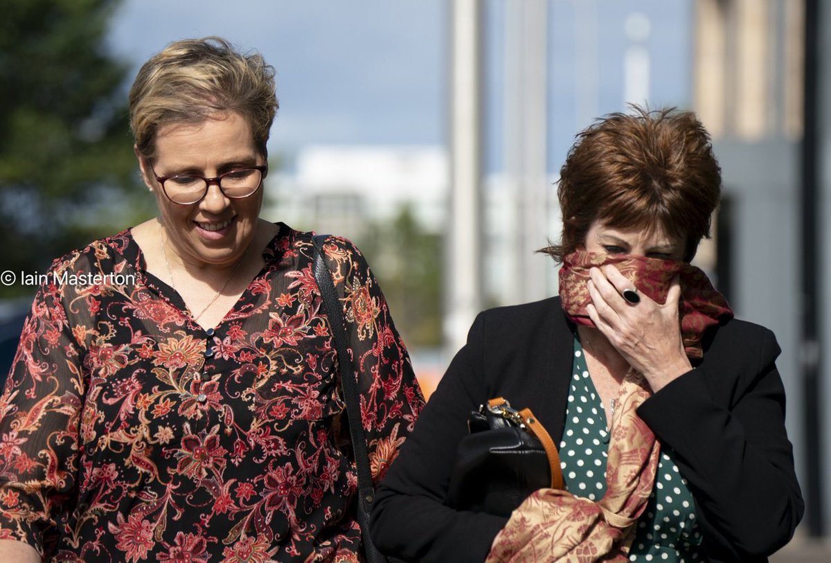 If you have to cover your face after giving evidence at the Sandie Peggie tribunal you obviously have something to hide or are ashamed that people will know who you are.