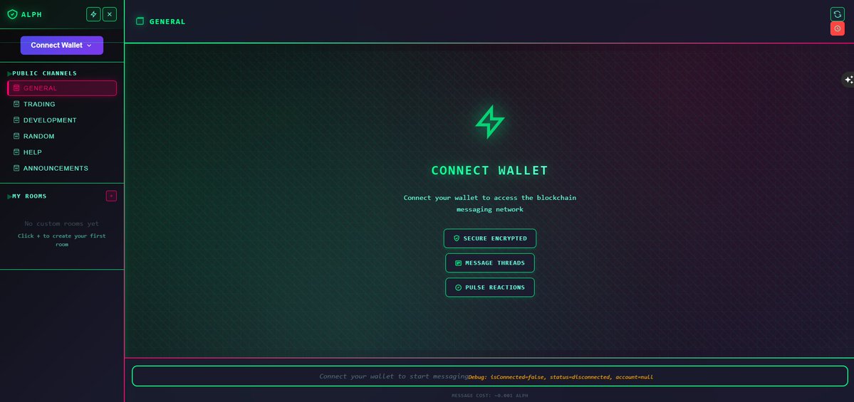 those of you who loved the idea of pulse on <a href="/ergo_platform/">Ergo</a> 
why not on <a href="/alephium/">Alephium</a>  ?
on chain chats ?
p2p messages with encryption ?

imagine a merged decentralized chat on chain and multiple wallet to interact with chains in simple ui. soon! 

alphpulse.vercel.app