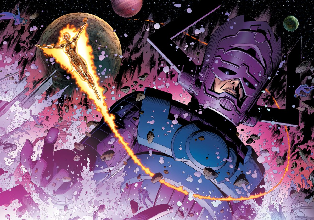 When Galactus gets hungry, the whole universe looks like a snack.

Learn why Galactus eats planets and how his hunger helps maintain the order of all things in the #MarvelComics cosmos 🧵