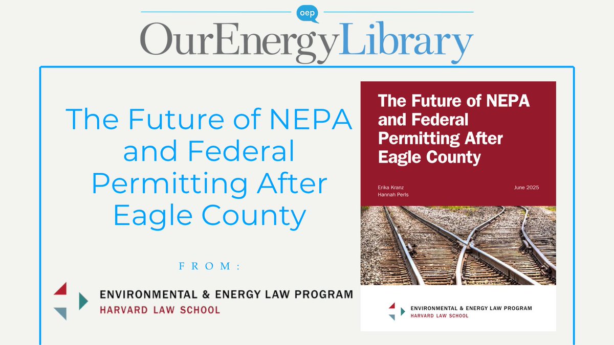 The decision in Eagle County reflects bipartisan interest in reducing unnecessary barriers to development. The regulatory changes in progress may result in NEPA reviews that fail to capture the full picture of projects’ environmental effects. 
ourenergypolicy.org/resources/the-…
